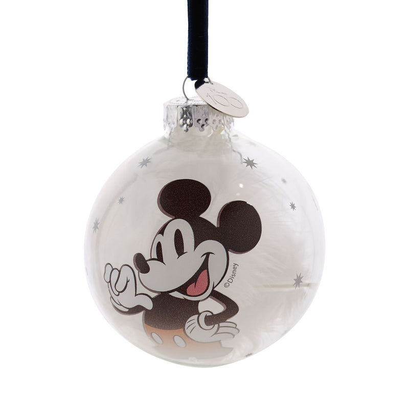 Disney 100 Glass Bauble - Mickey Mouse