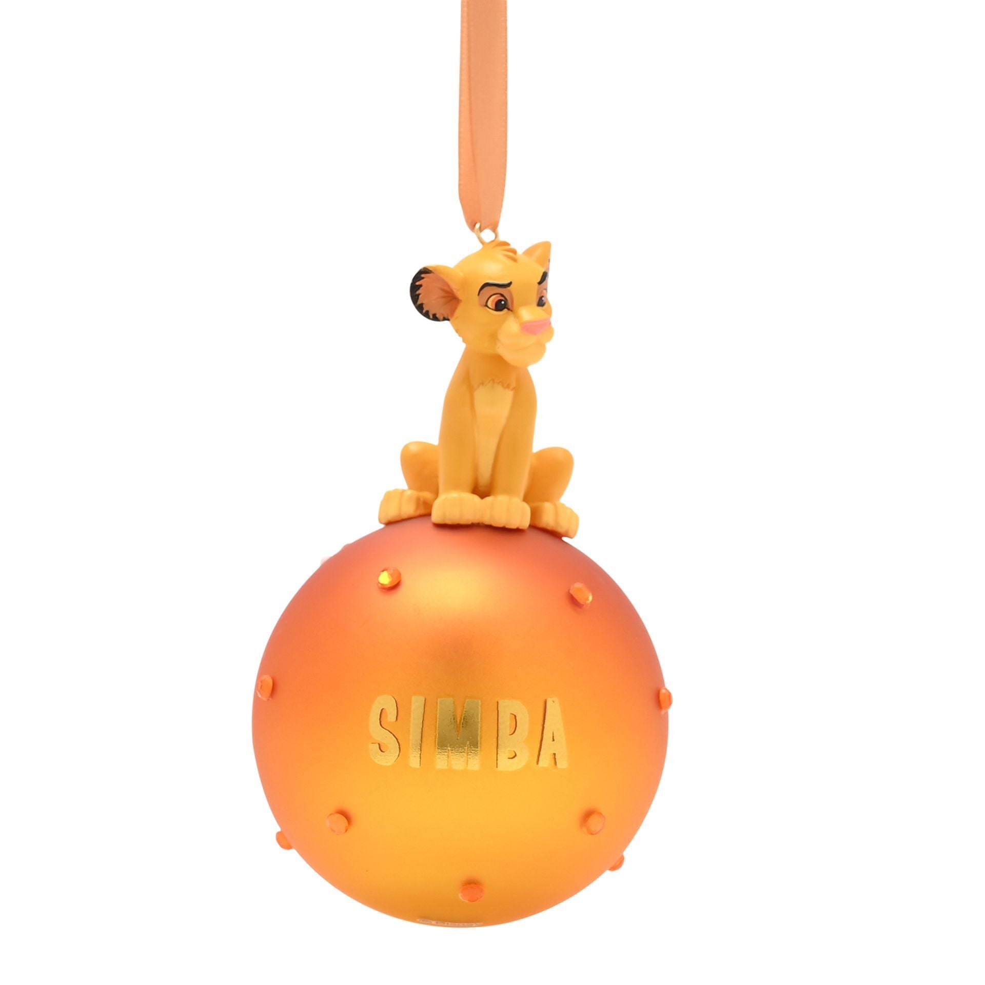 Disney Simba On A Glass Bauble - Olleke Wizarding Shop Amsterdam