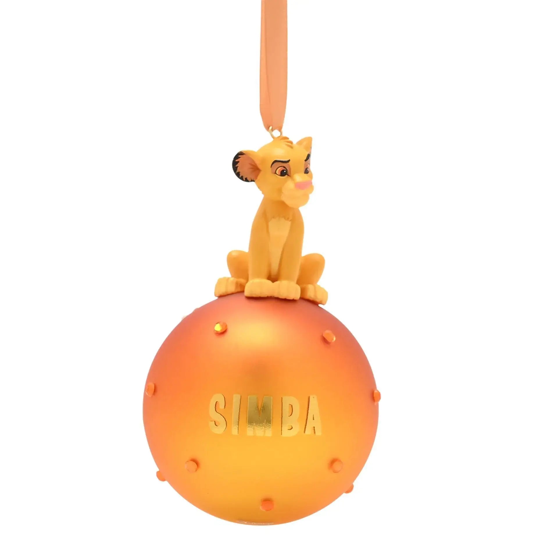 Disney Simba On A Glass Bauble - Olleke Wizarding Shop Amsterdam