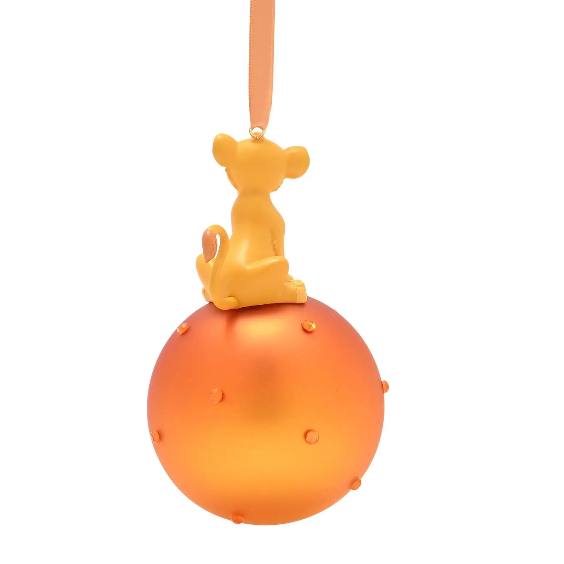 Disney Simba On A Glass Bauble - Olleke Wizarding Shop Amsterdam