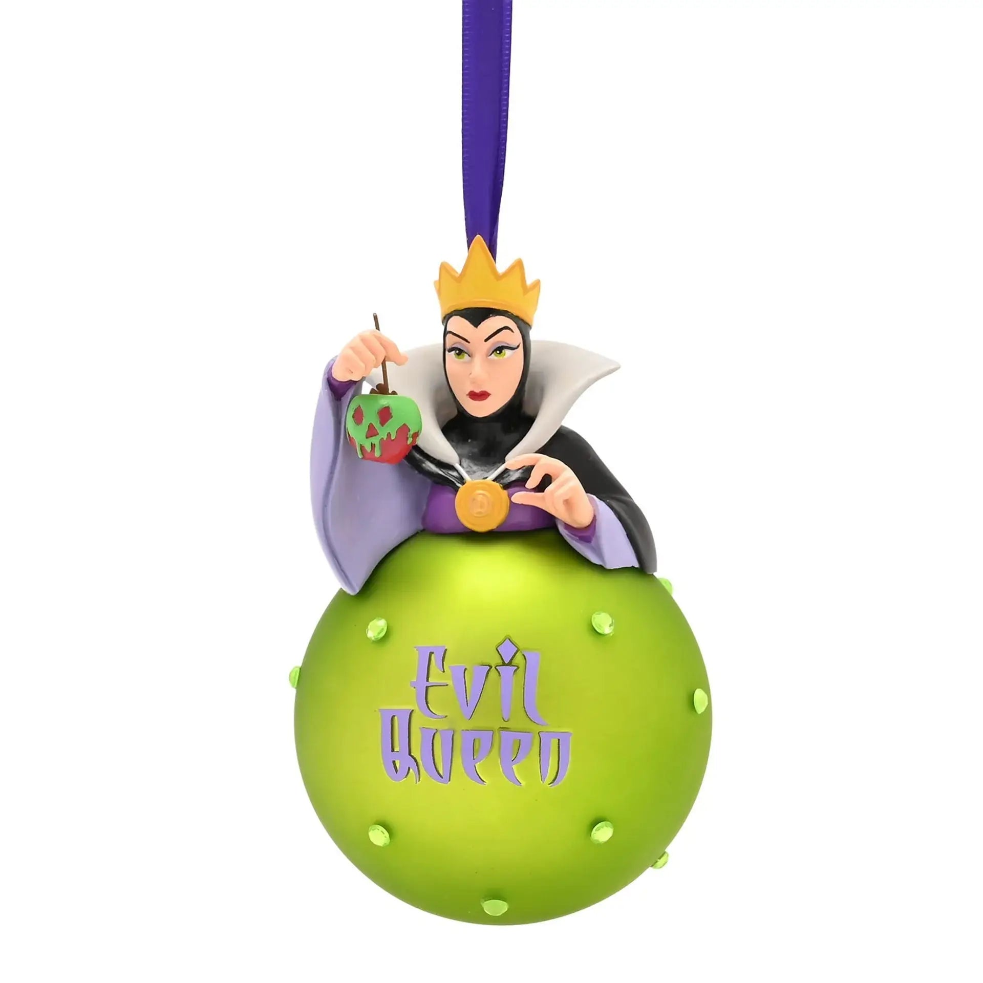 Disney Evil Queen On A Glass Bauble - Olleke Wizarding Shop Amsterdam