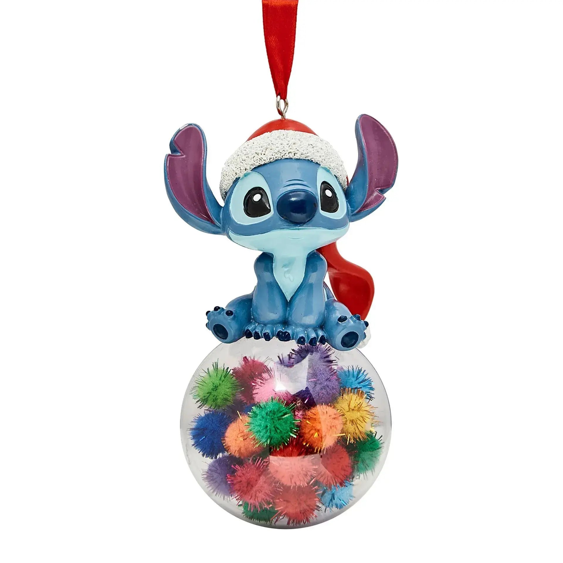 Disney Stitch on A Bauble Resin Hanging Decoration - Olleke Wizarding Shop Amsterdam