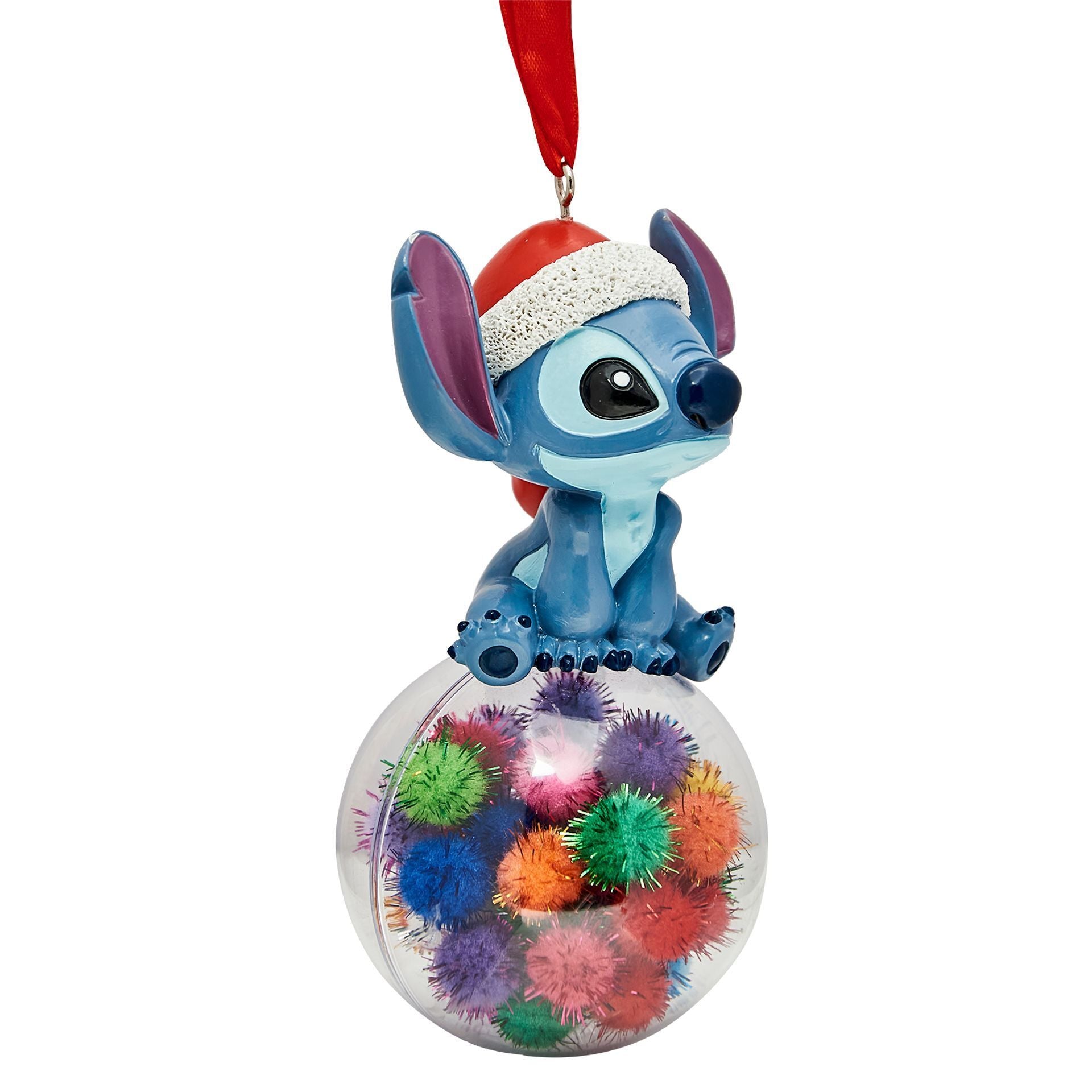 Disney Stitch on A Bauble Resin Hanging Decoration - Olleke Wizarding Shop Amsterdam