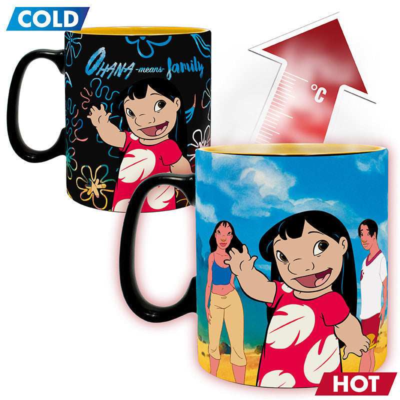Stitch Mug Heat Changing Lilo et Stitch