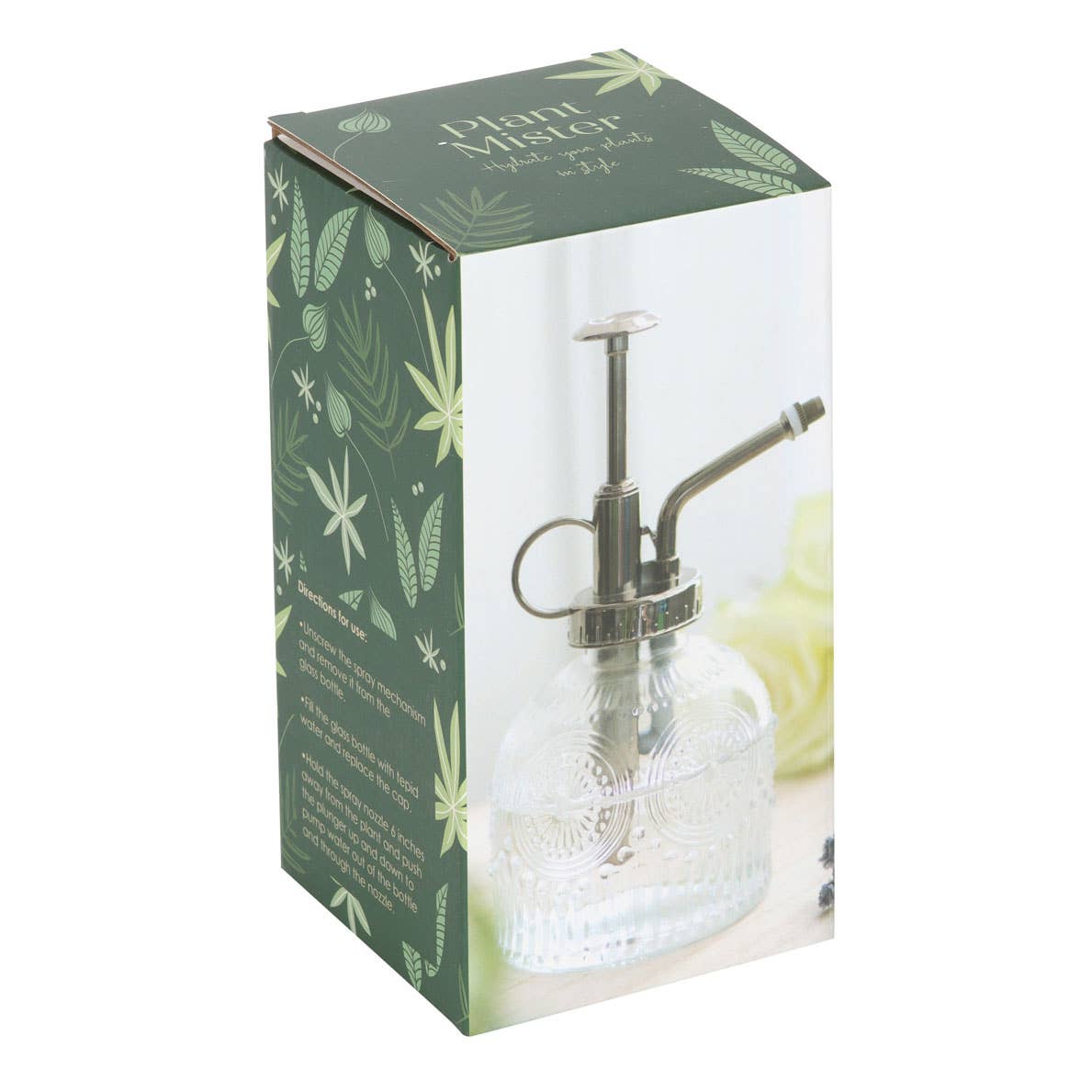 Small Patterned Glass Plant Mister - Olleke Wizarding Shop Amsterdam