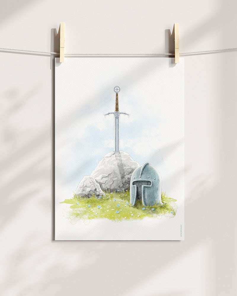 Legend of Arthur Art Print