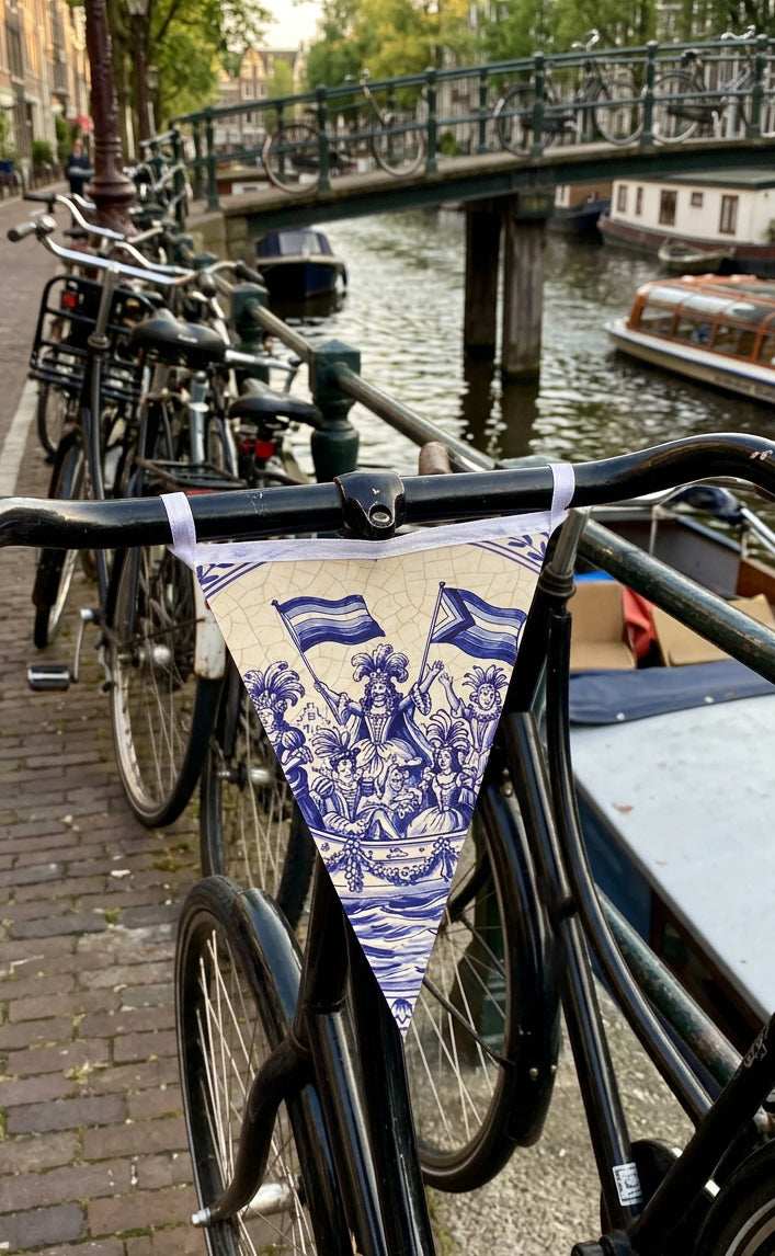 Delft Tile Pride Bike Flag