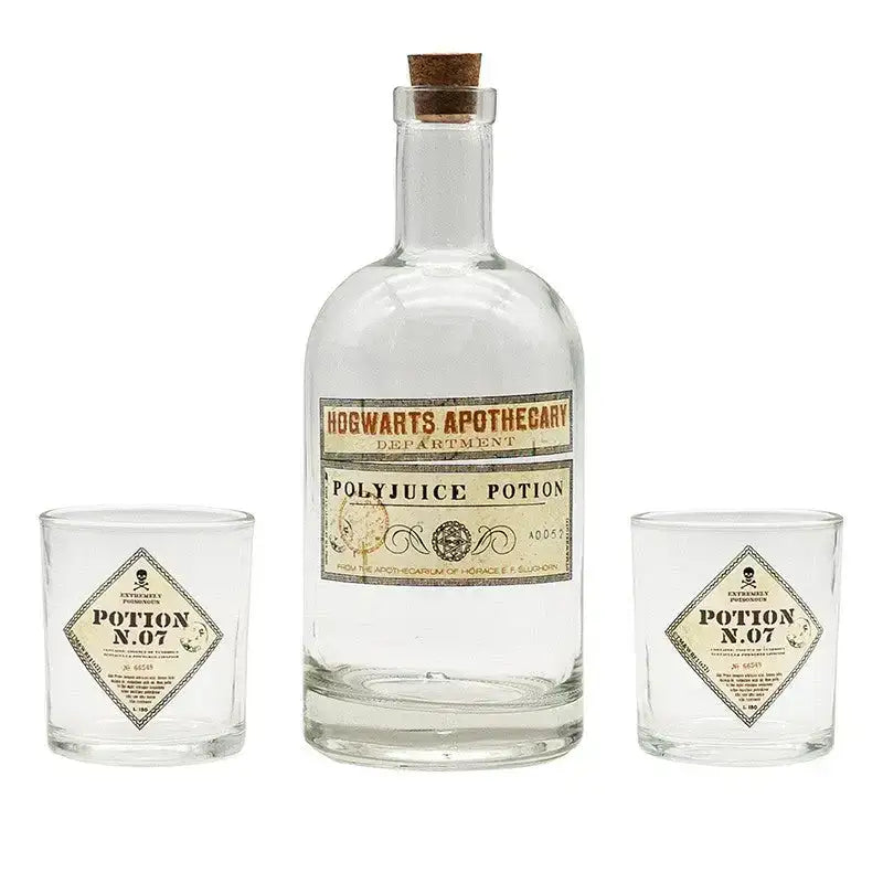 Harry Potter Bottle and glasses Set - Potion - Olleke Wizarding Shop Amsterdam