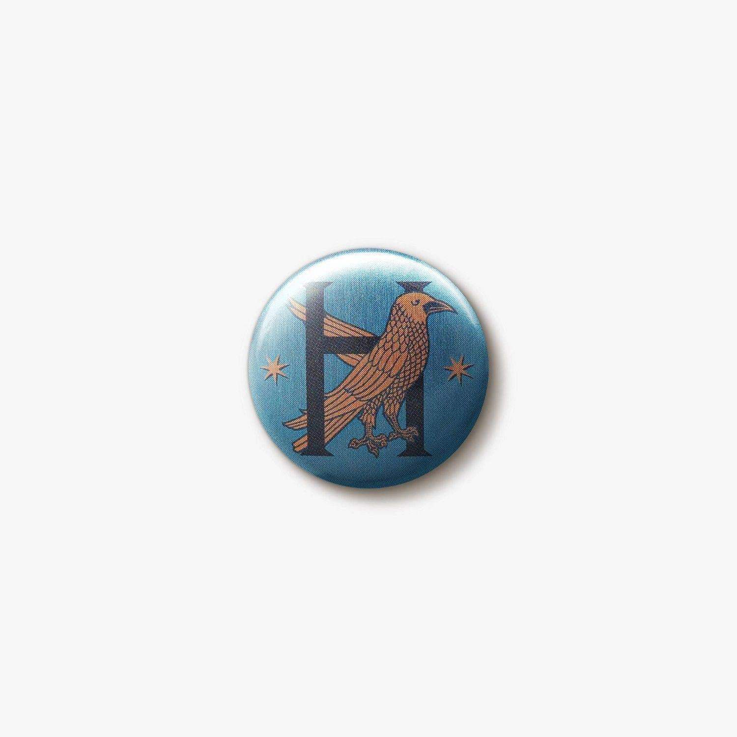 Ravenclaw House Raven Button Badge - Olleke Wizarding Shop Amsterdam