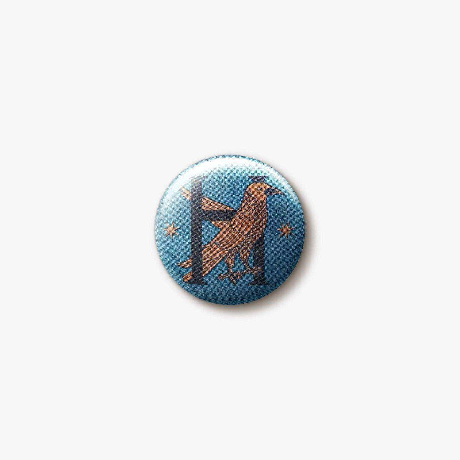 Ravenclaw House Raven Button Badge - Olleke Wizarding Shop Amsterdam