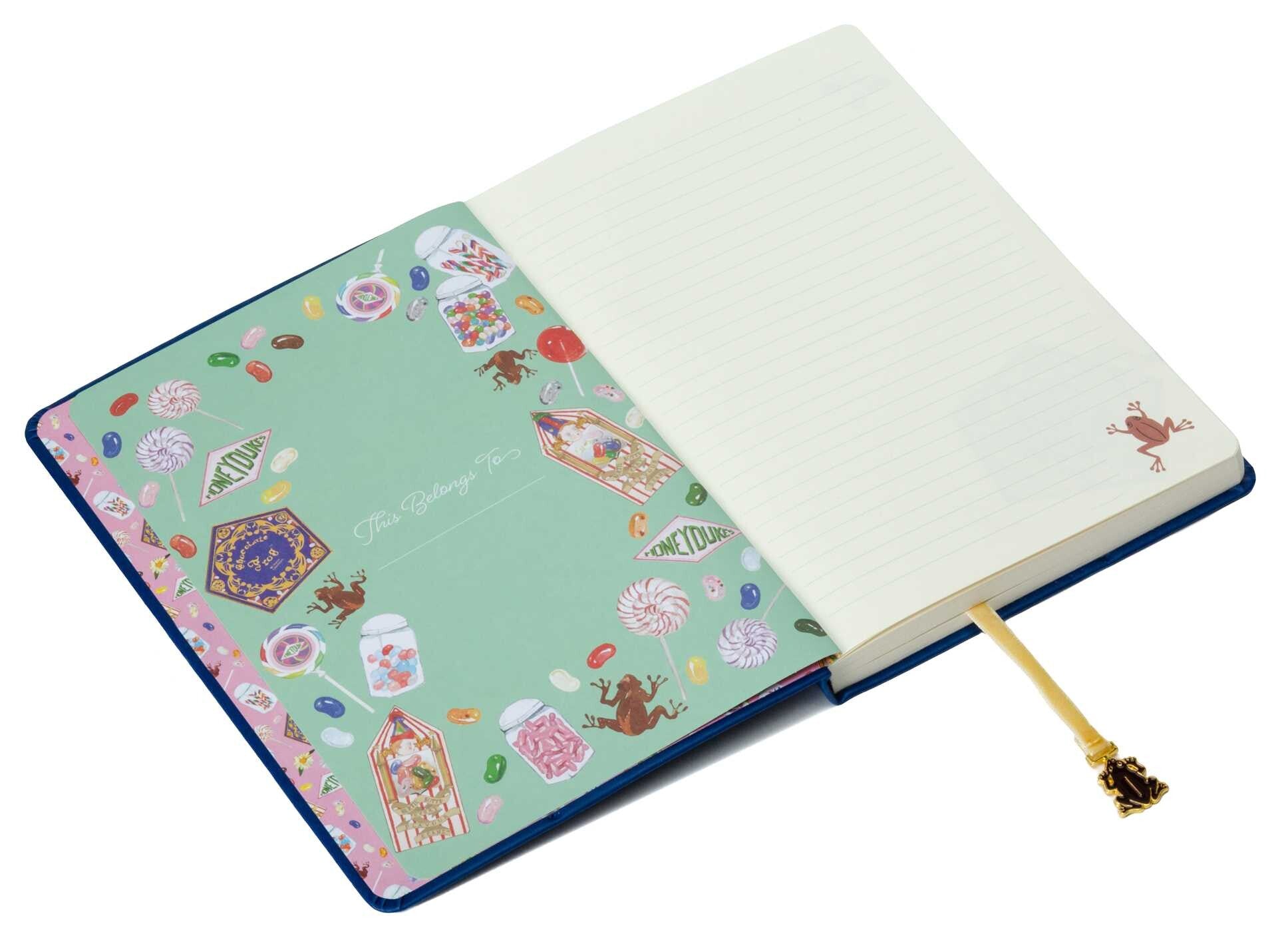 Chocolate Frog Journal with Ribbon Charm - Olleke Wizarding Shop Amsterdam