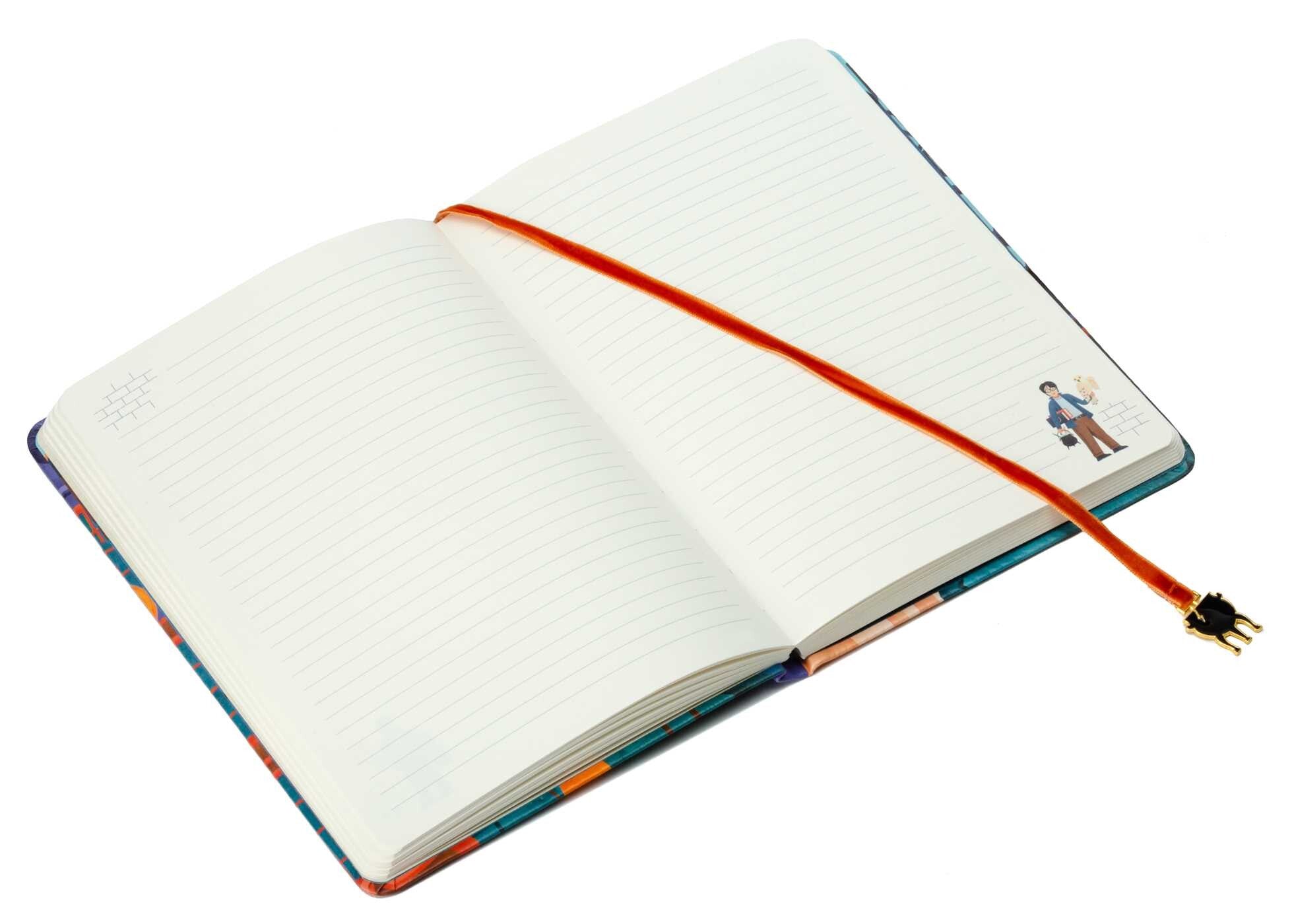 Harry Potter Exploring Diagon Alley Journal with Ribbon Charm - Olleke Wizarding Shop Amsterdam
