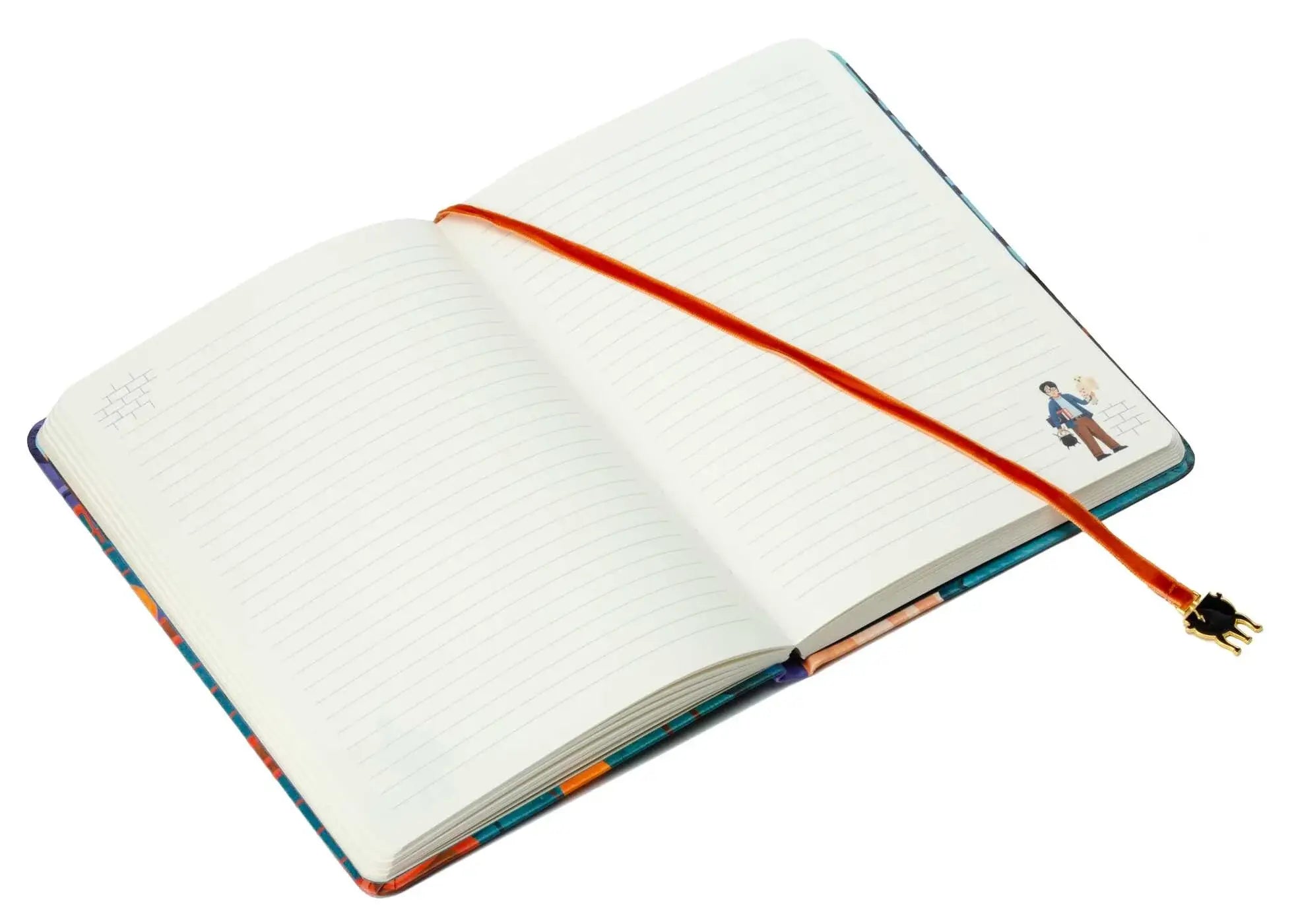 Harry Potter Exploring Diagon Alley Journal with Ribbon Charm - Olleke Wizarding Shop Amsterdam