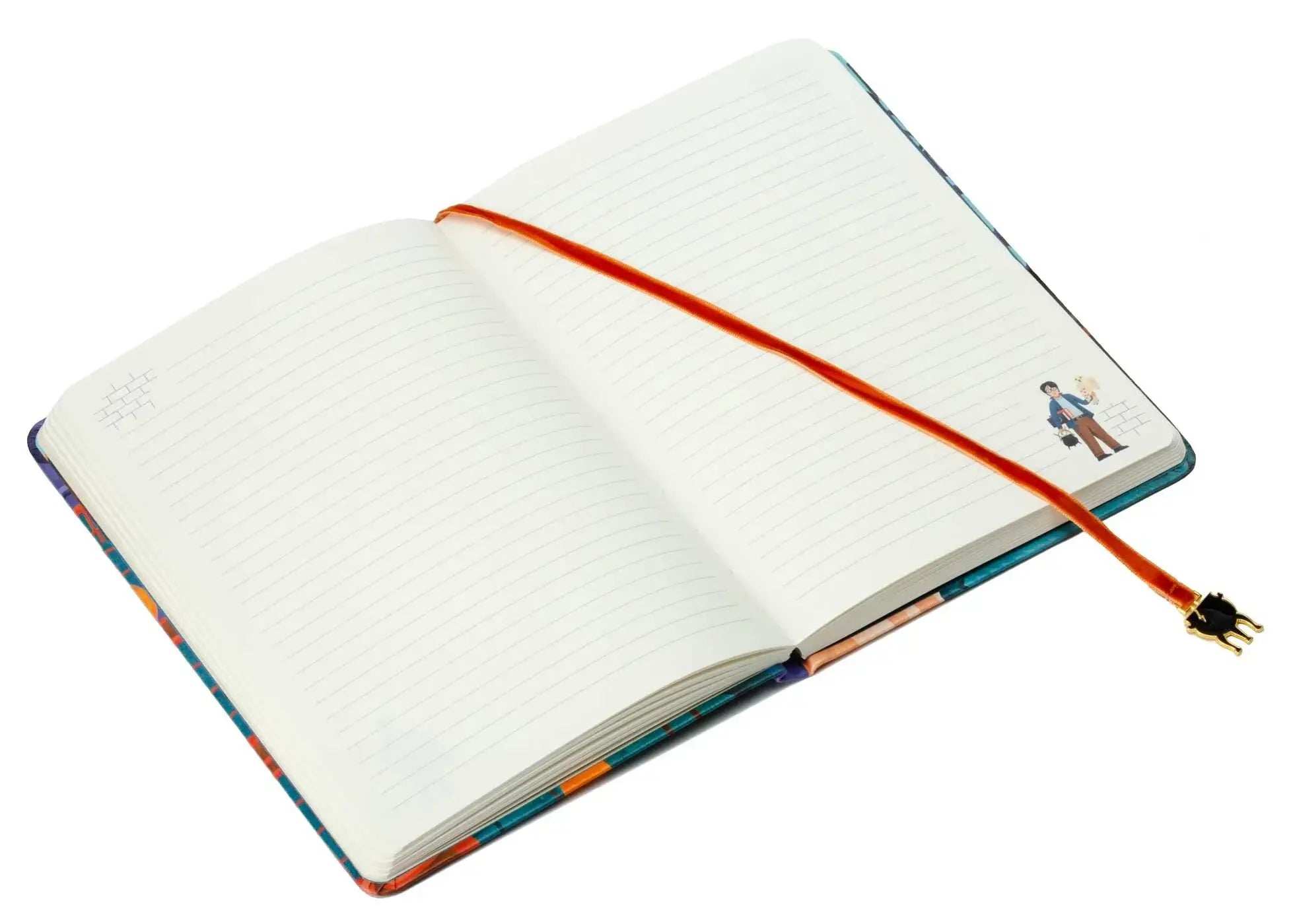 Harry Potter Exploring Diagon Alley Journal with Ribbon Charm - Olleke Wizarding Shop Amsterdam