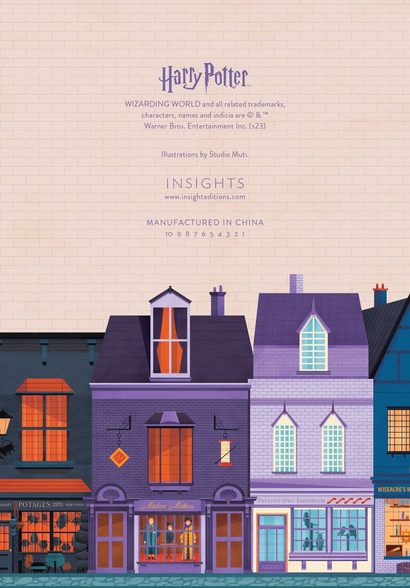 Harry Potter Exploring Diagon Alley Journal with Ribbon Charm - Olleke Wizarding Shop Amsterdam