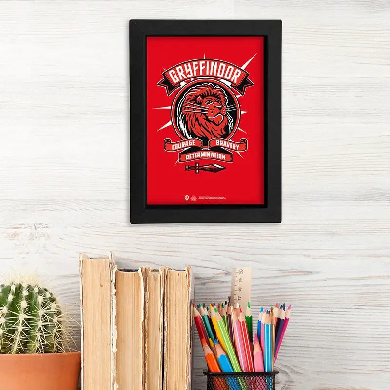 Harry Potter Frame Kraft 15x20cm Gryffindor - Olleke Wizarding Shop Amsterdam