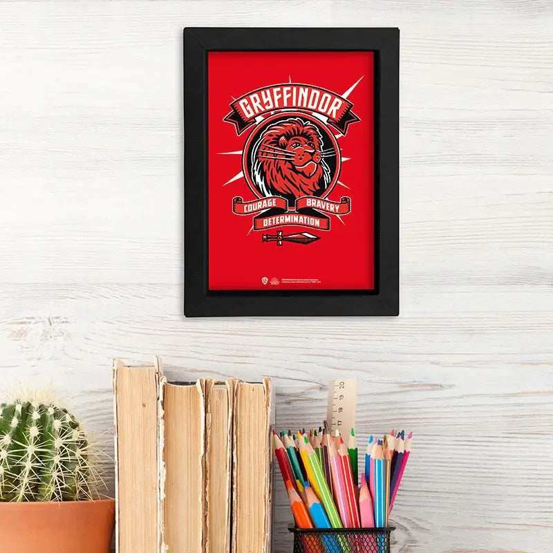 Harry Potter Frame Kraft 15x20cm Gryffindor - Olleke Wizarding Shop Amsterdam