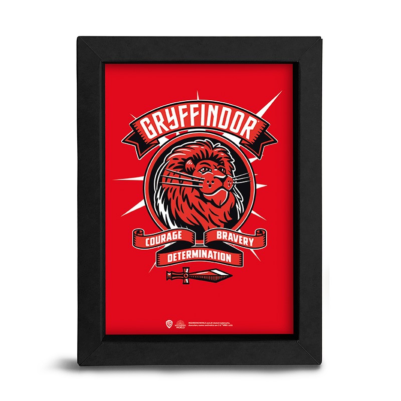 Harry Potter Frame Kraft 15x20cm Gryffindor - Olleke Wizarding Shop Amsterdam