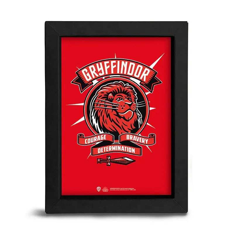Harry Potter Frame Kraft 15x20cm Gryffindor - Olleke Wizarding Shop Amsterdam