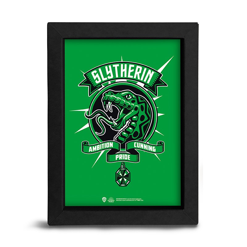 Harry Potter Frame Kraft 15x20cm Slytherin - Olleke Wizarding Shop Amsterdam
