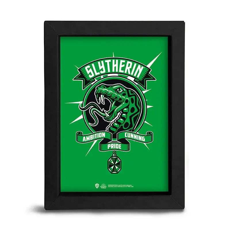 Harry Potter Frame Kraft 15x20cm Slytherin - Olleke Wizarding Shop Amsterdam