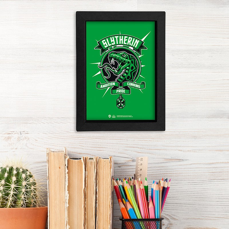 Harry Potter Frame Kraft 15x20cm Slytherin - Olleke Wizarding Shop Amsterdam
