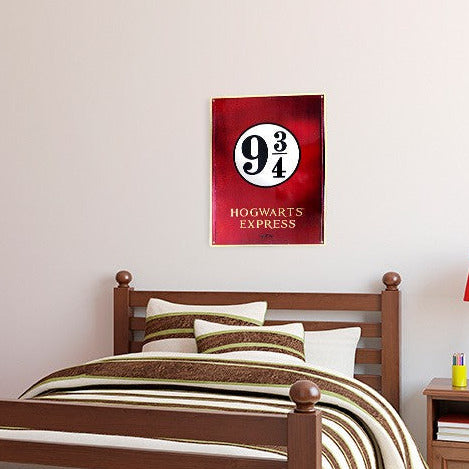 Harry Potter Metal plate Platform 9 3/4