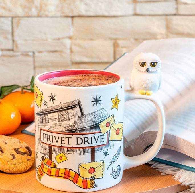 Harry Potter Hedwig & Privet Drive Mug - Olleke Wizarding Shop Amsterdam