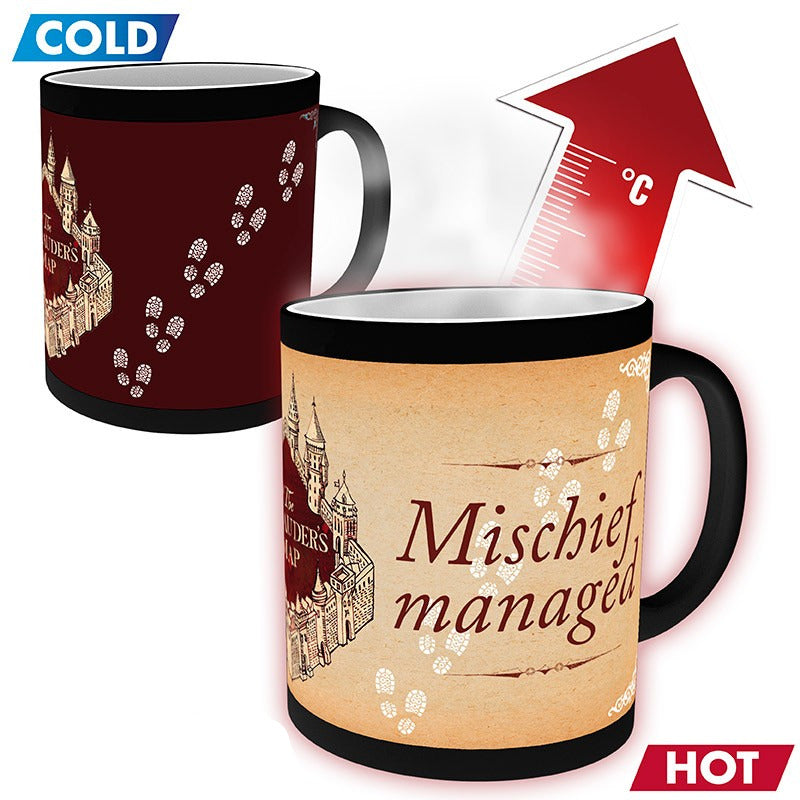Harry Potter Heat Changing Mug Marauders Map - Olleke Wizarding Shop Amsterdam