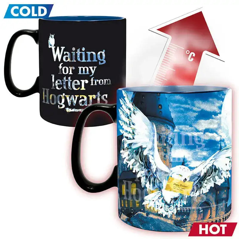 Harry Potter Heat Changing Mug Hogwarts - Olleke Wizarding Shop Amsterdam