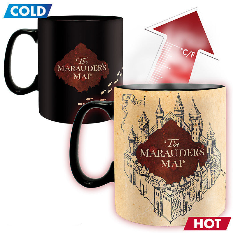 Harry Potter Heat Changing Mug Marauders Map - Olleke Wizarding Shop Amsterdam