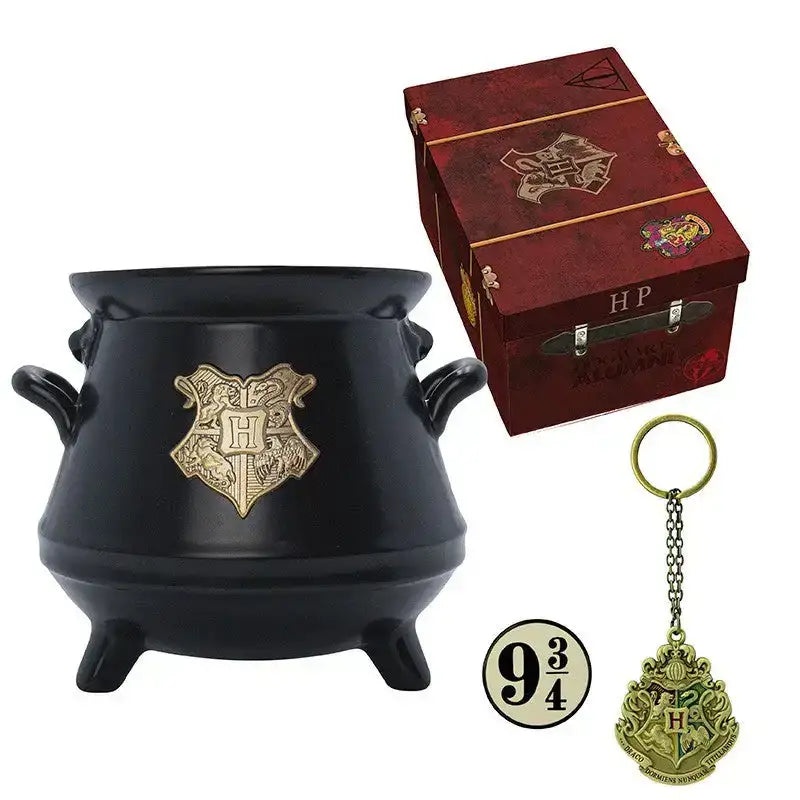 Harry Potter premium 3D mug+3D Keychain+Pin Hogwarts suitcase - Olleke Wizarding Shop Amsterdam