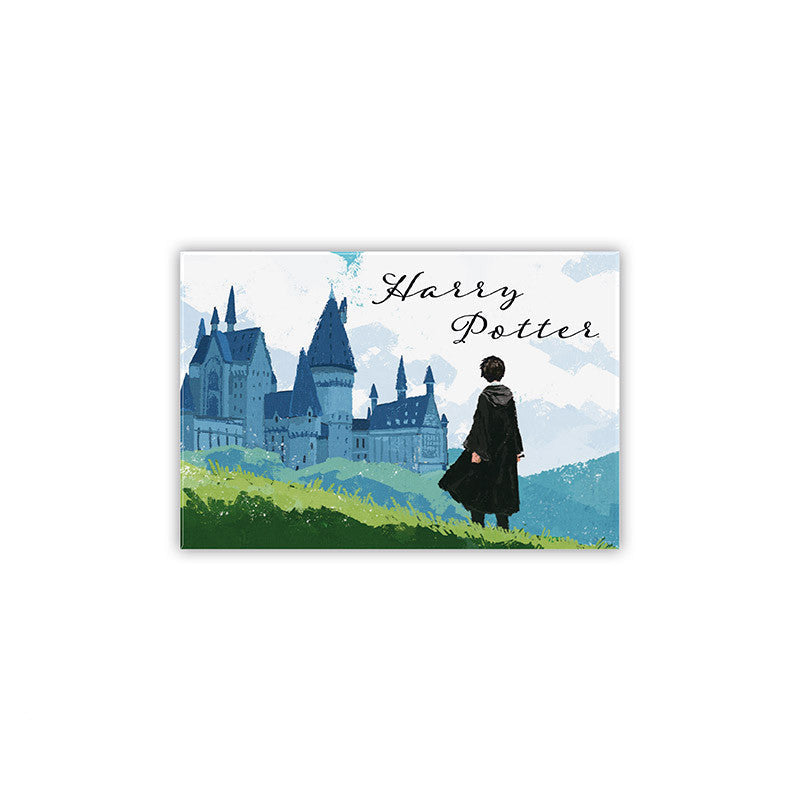 Harry Potter Magnet Harry & Hogwarts - Olleke Wizarding Shop Amsterdam