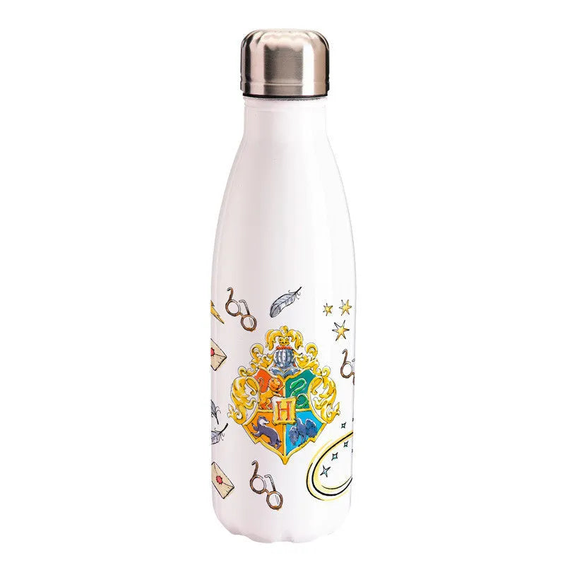 Harry Potter Water Bottle - Hogwarts Symbols - Olleke Wizarding Shop Amsterdam