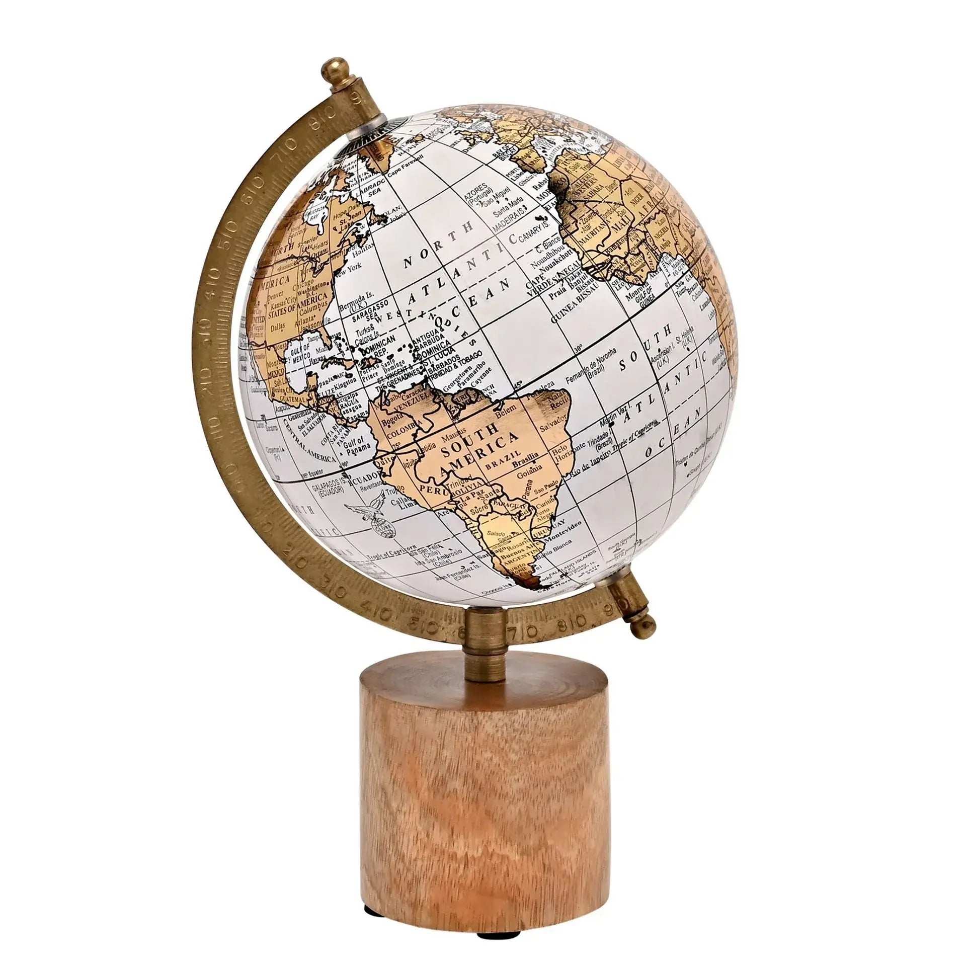 White Gold Globe - Olleke Wizarding Shop Amsterdam