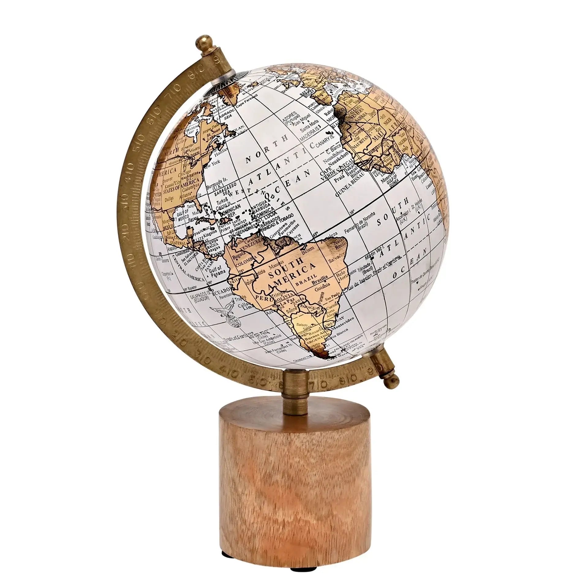 White Gold Globe - Olleke Wizarding Shop Amsterdam