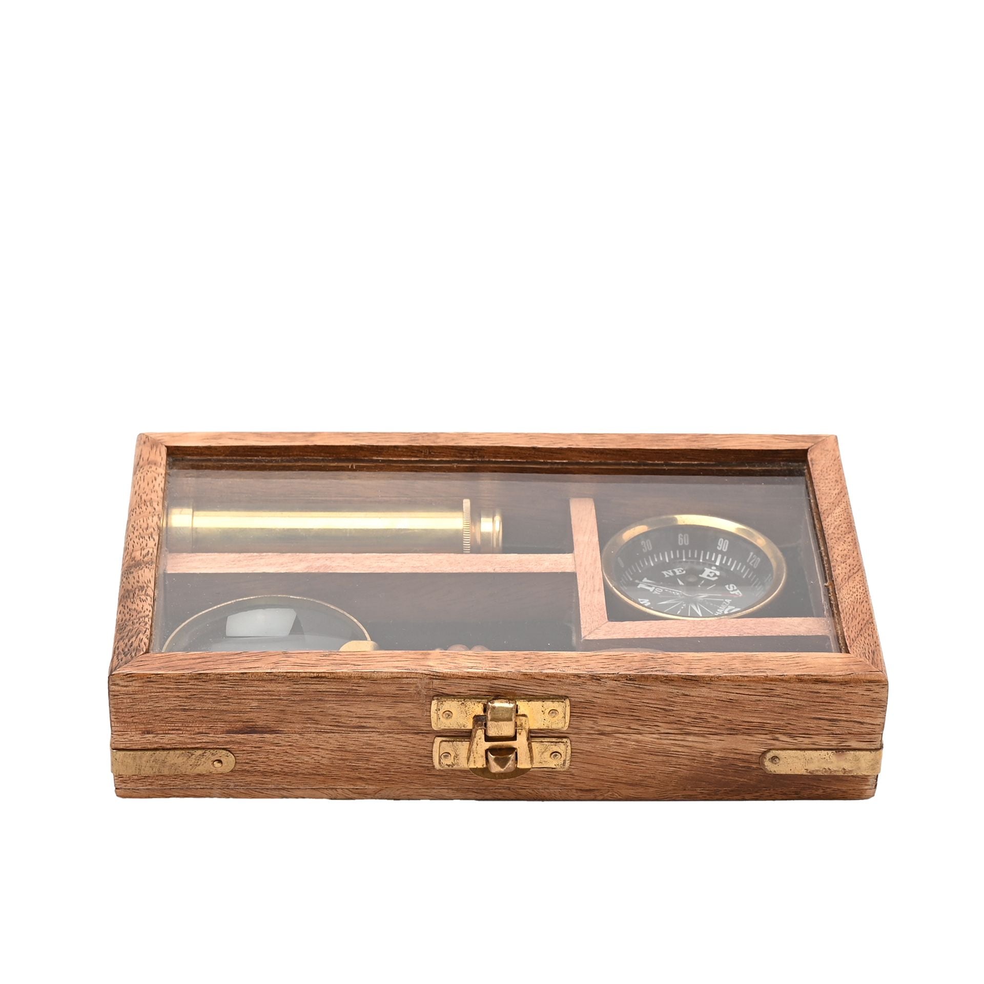 Telescope, Compass & Magnifying Glass Set - Olleke Wizarding Shop Amsterdam