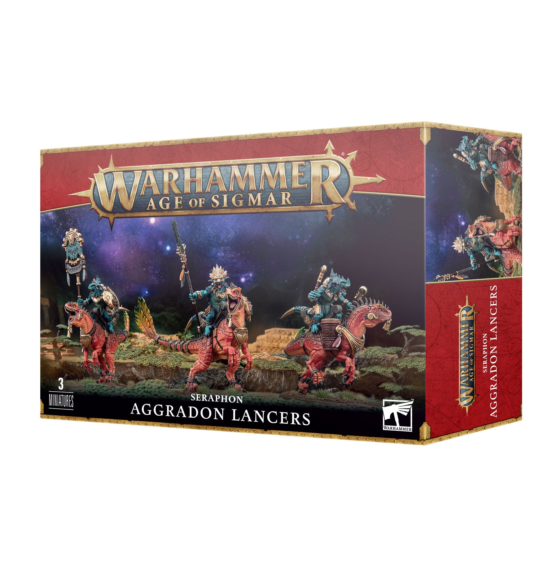 Age of Sigmar Seraphon - Aggradon Lancers - Olleke Wizarding Shop Amsterdam