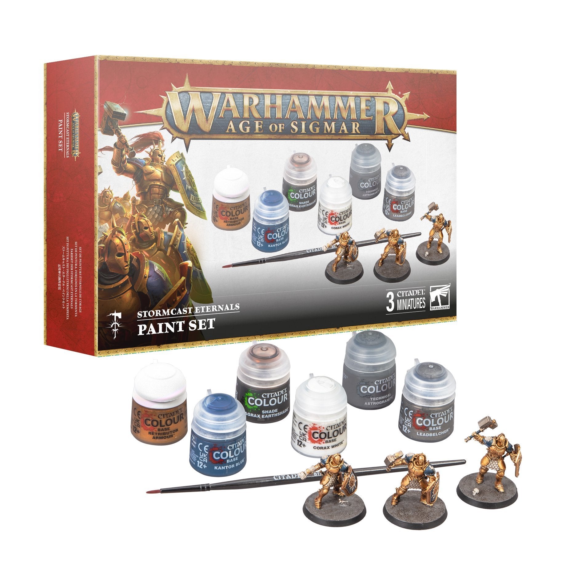 Age Of Sigmar: Stormcast Eternal Paint Set - Olleke Wizarding Shop Amsterdam