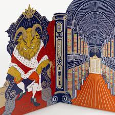 The Beauty and the Beast - The Palace of the Beast 3D Notecard - Olleke Wizarding Shop Amsterdam
