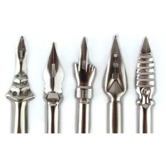 Calligraphy set black feather pen - Olleke Wizarding Shop Amsterdam