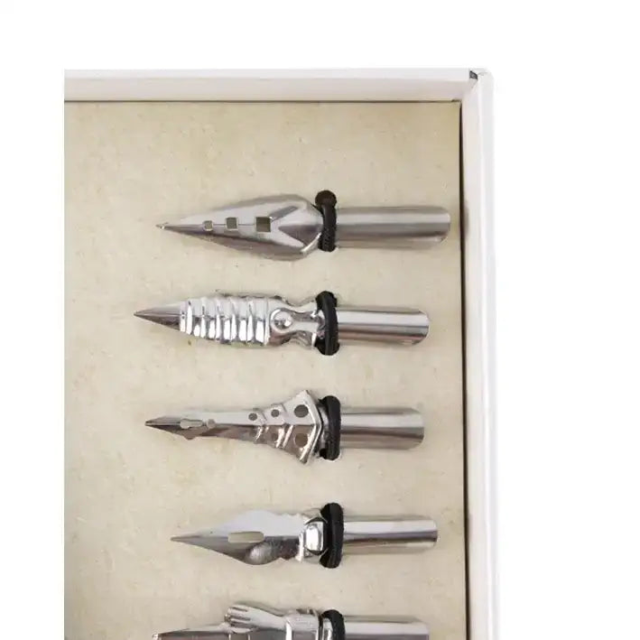 Calligraphy set black feather pen - Olleke Wizarding Shop Amsterdam