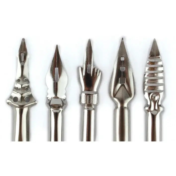 Calligraphy set white feather pen - Olleke Wizarding Shop Amsterdam