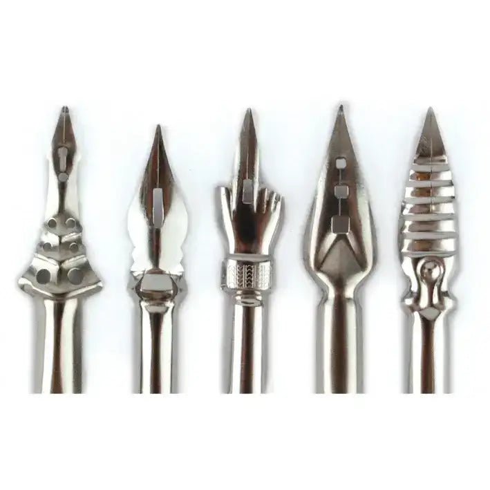 Calligraphy set white feather pen - Olleke Wizarding Shop Amsterdam