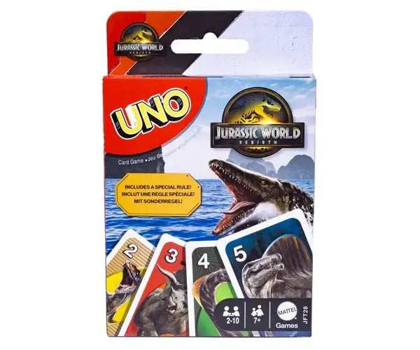 Jurassic World Card Game UNO - Olleke Wizarding Shop Amsterdam