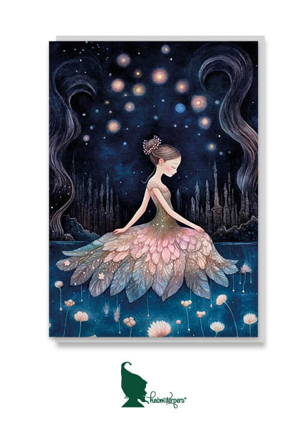 Ballet blank greeting card - Olleke Wizarding Shop Amsterdam