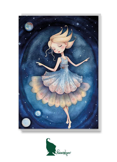 Ballet blank greeting card - Olleke Wizarding Shop Amsterdam