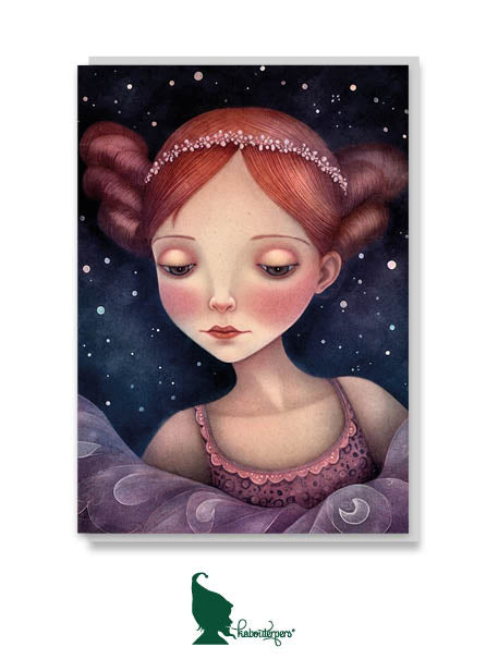 Ballet blank greeting card, Olleke Wizarding Shop Amsterdam Brugge London