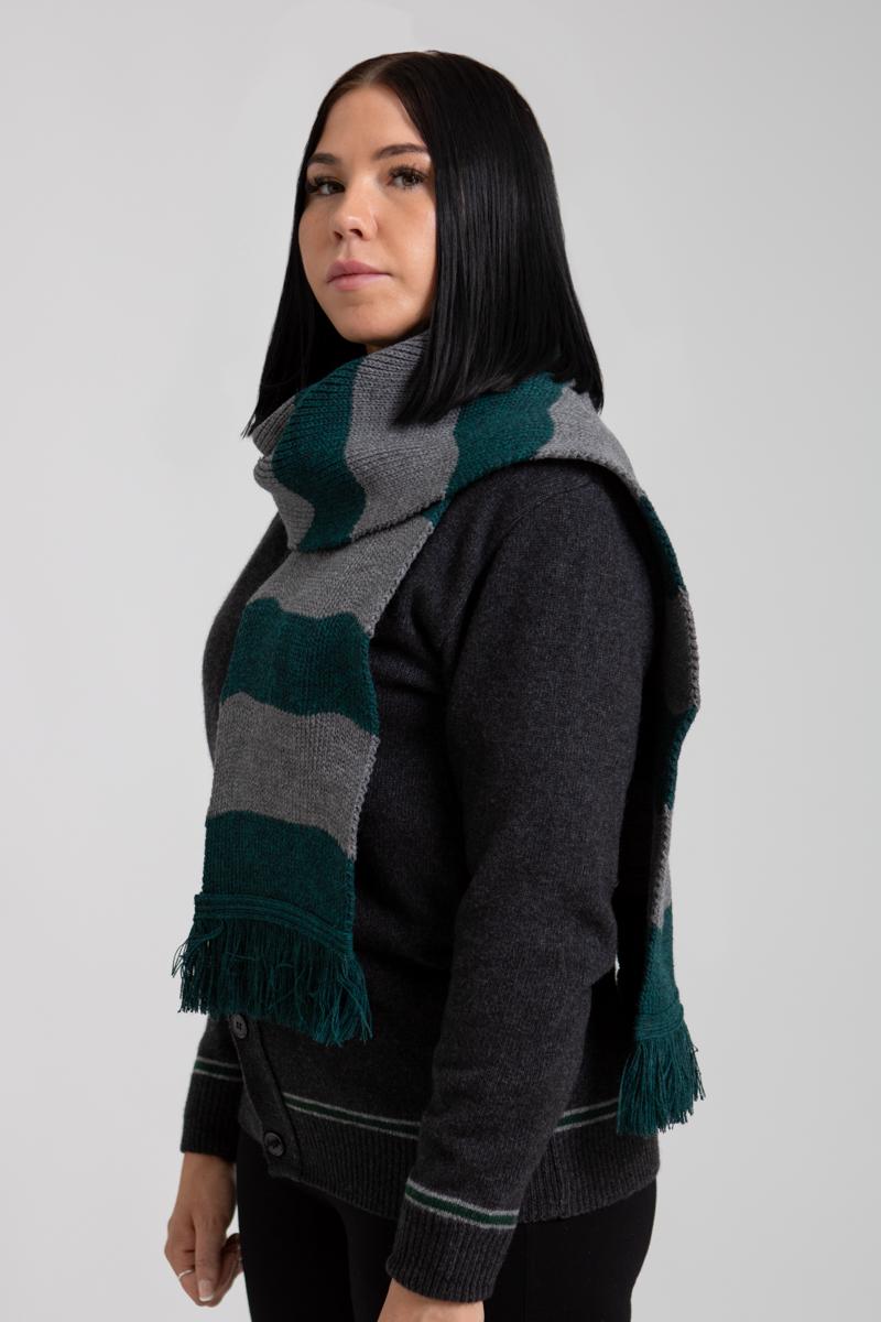 Slytherin Striped Scarf - Olleke Wizarding Shop Amsterdam