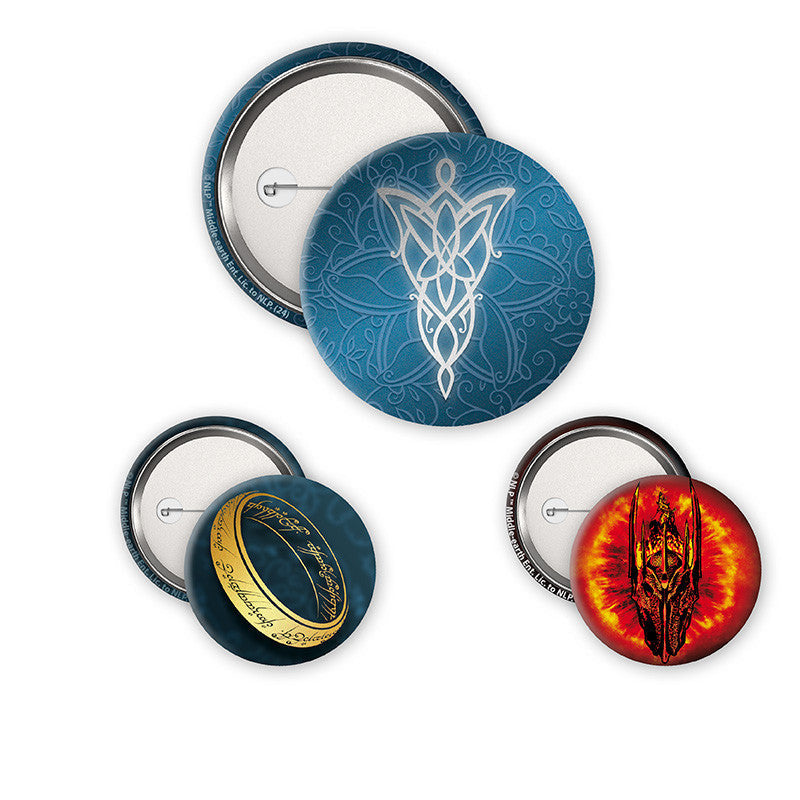 Lord of the Rings Badge Pack - Middle Earth - Olleke Wizarding Shop Amsterdam